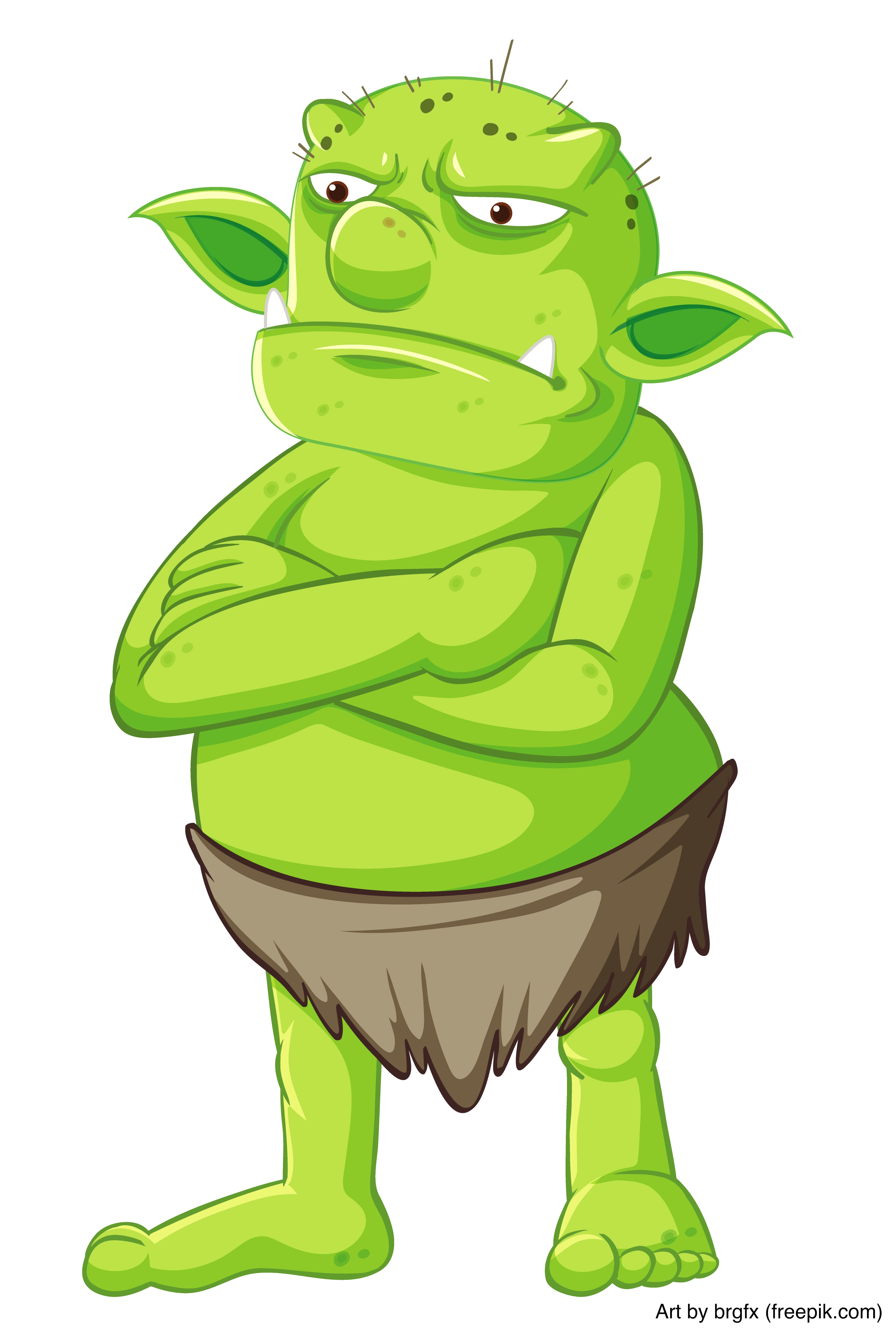 Troll with Arms Crossed